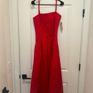 Elegant Red Maxi Dress